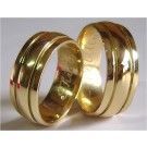 aliança casal  cod 3046 gms 10