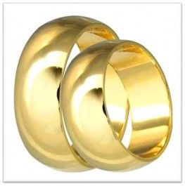 anel ouro liso casal cd 3021 14 gms